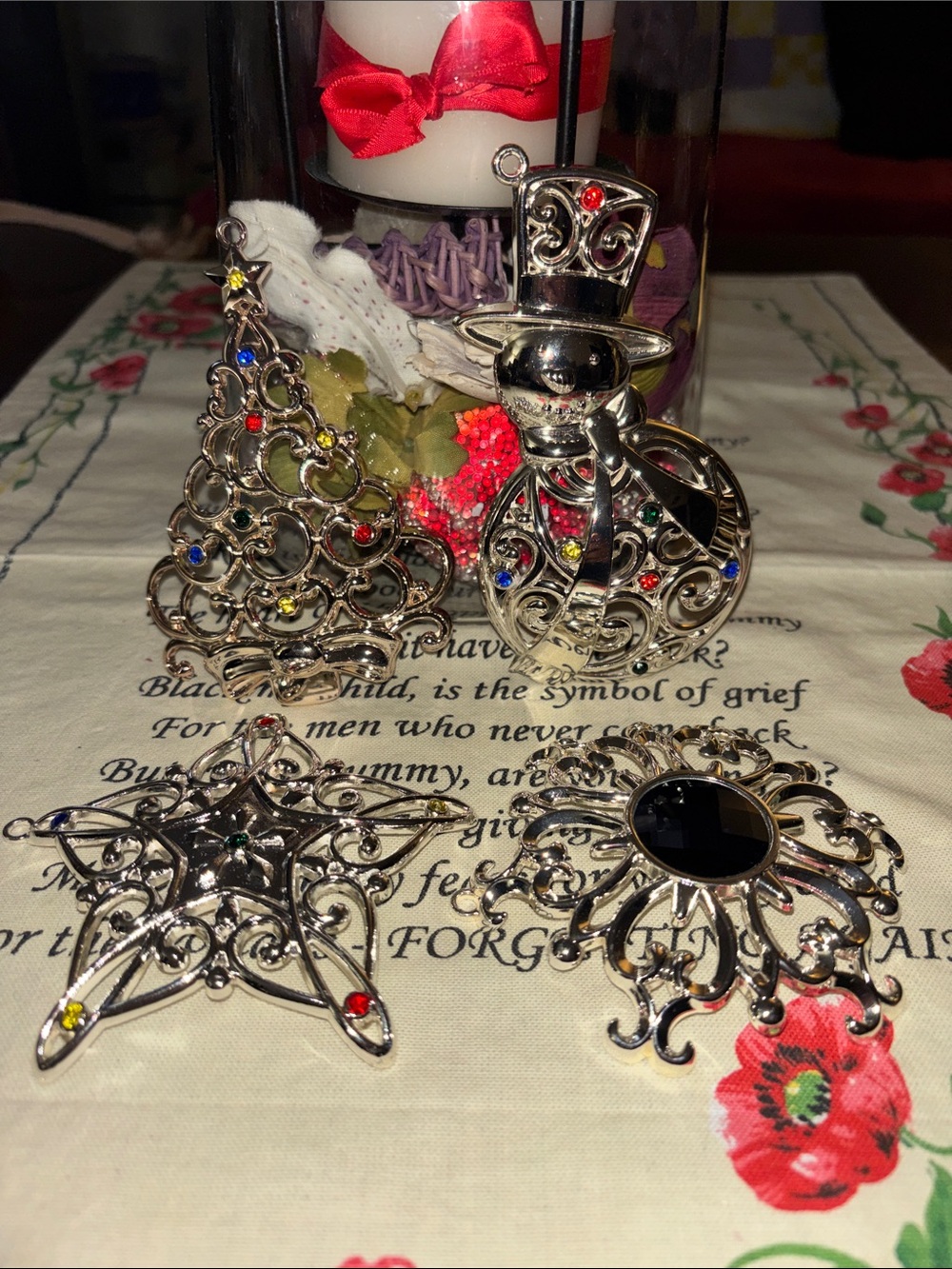 Lenox Silverplate Ornament Lot!